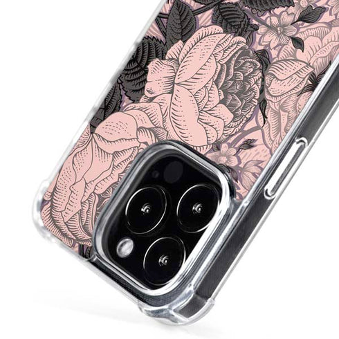 Rose Quartz Floral iPhone 16 Pro MagSafe Case
